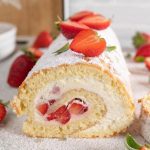Strawberries & Cream Cake Roll