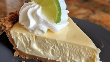 Creamy key lime pie with a smooth citrus filling and a buttery crust.