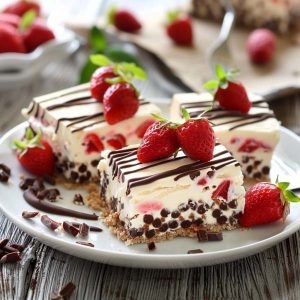 Assorted no-bake treats including chocolate bites, fruit bars, and nut clusters arranged on a dessert platter.