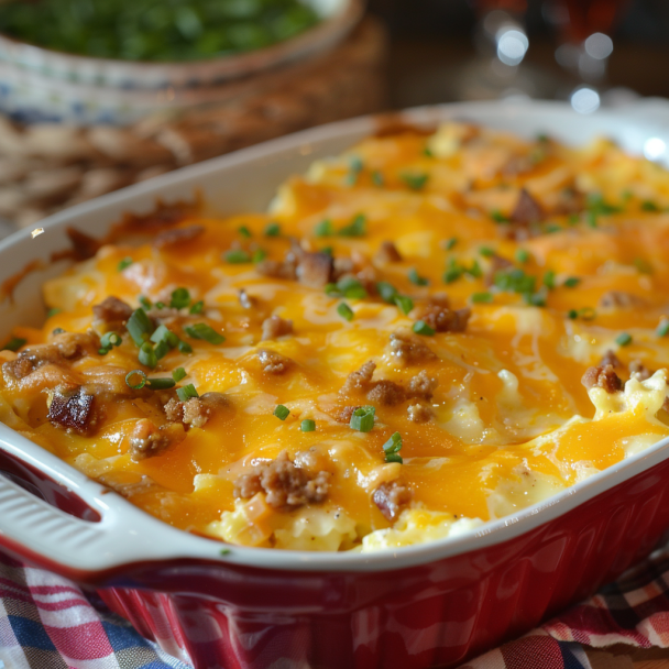 Cheesy Amish Breakfast Casserole – Gymonset