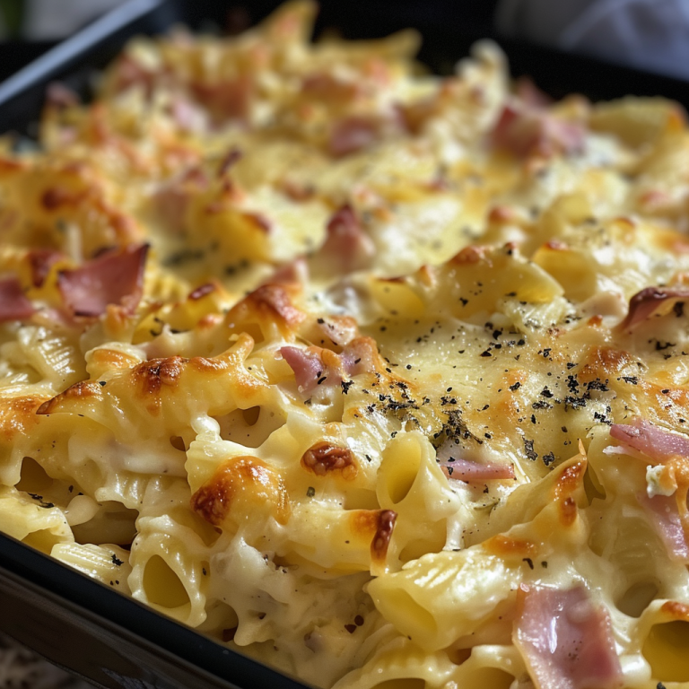 Ham and Cheese Pasta Bake