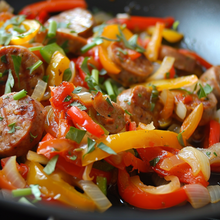 Italian Sausage, Peppers, and Onions - Gymonset