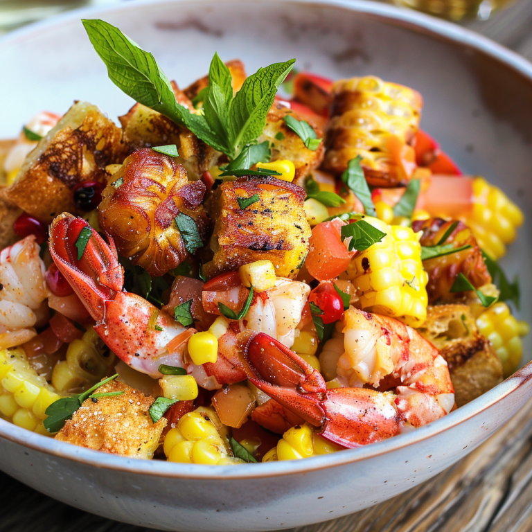 Lobster and Grilled Corn Panzanella