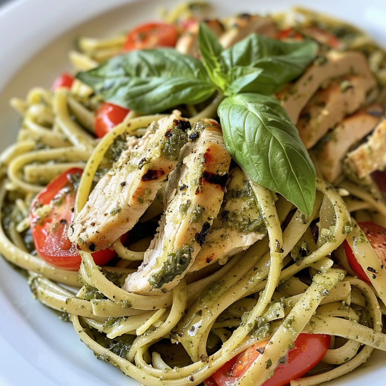 Pesto Pasta with Chicken