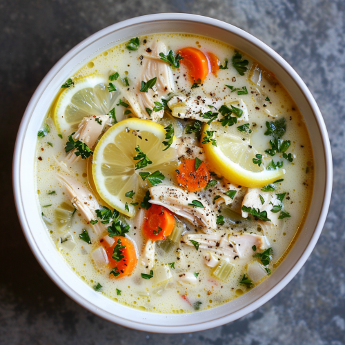 This Lemony Greek Chicken Soup Recipe – Gymonset