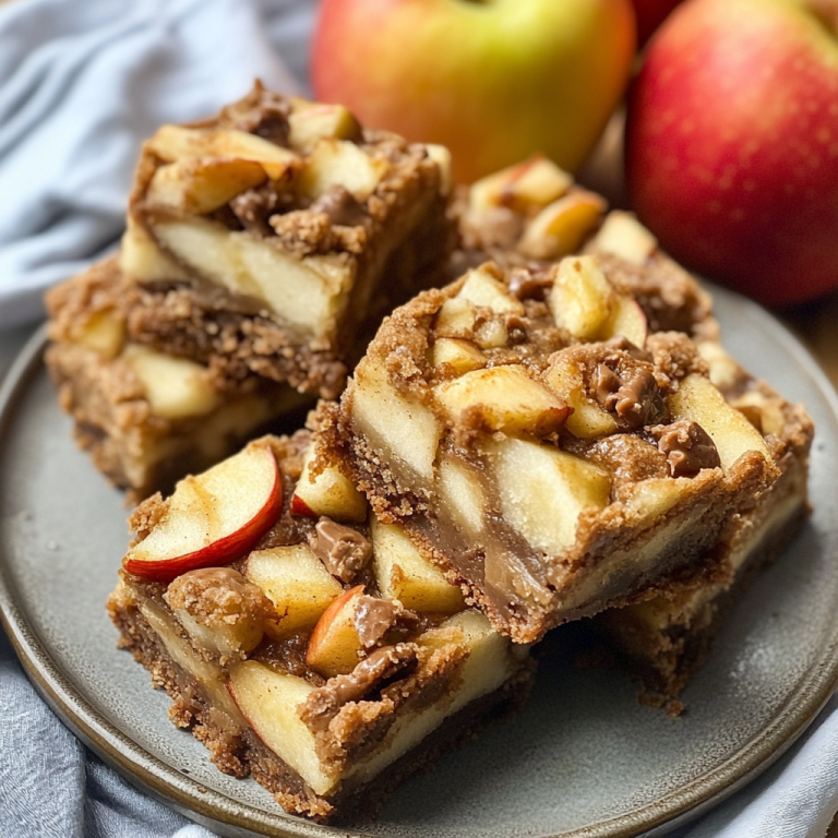 Apple Toffee Blondies Recipe