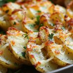 Golden crispy parmesan lattice potatoes baked to perfection, with a crunchy cheese crust and tender potato layers.