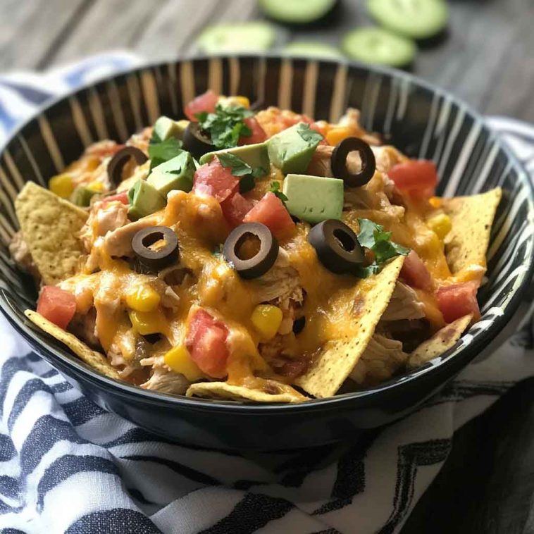Make these Instant Pot Chicken Nachos—cheesy, zesty, and perfect for game day or weeknight cravings!
