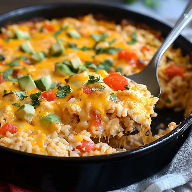 Chicken enchilada rice bake Recipe
