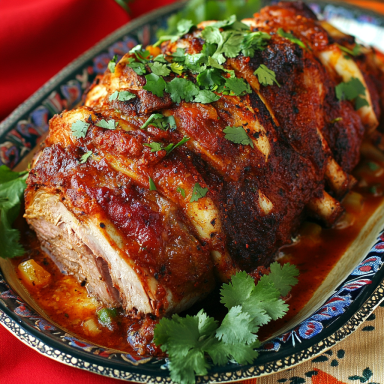 Pierna Navideña Enchilada (Spicy Christmas Pork Roast) Recipe