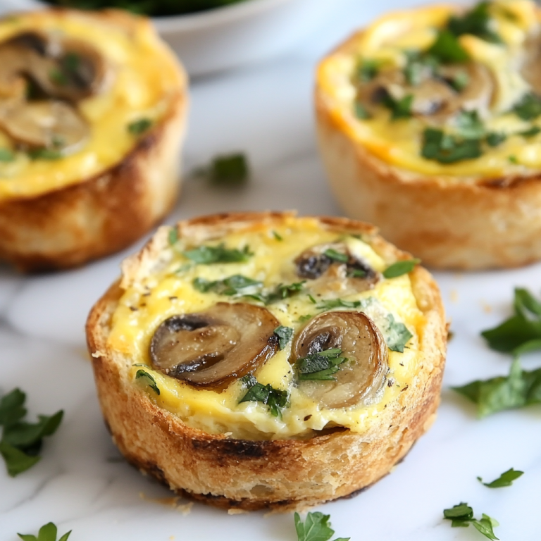 Quiche Toast Cups Recipe