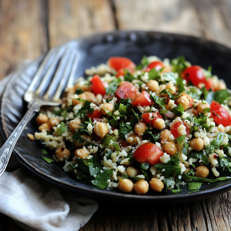 Risoni and roasted chickpea tabbouleh Recipe