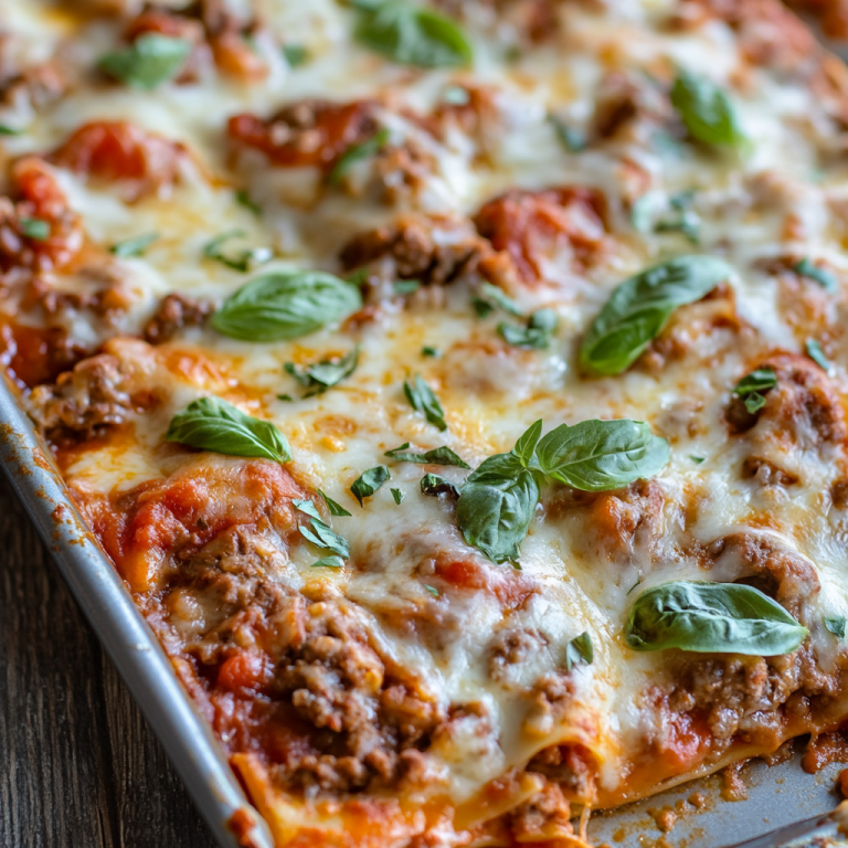 Sheet-Pan Layerless Lasagna Recipe