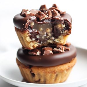 Golden turtle cookie cups filled with gooey caramel, melted chocolate, and topped with crunchy pecans.
