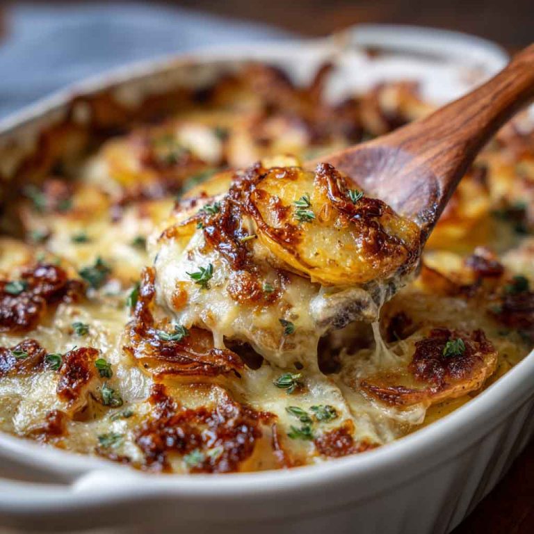 Easy French Onion Potato Bake