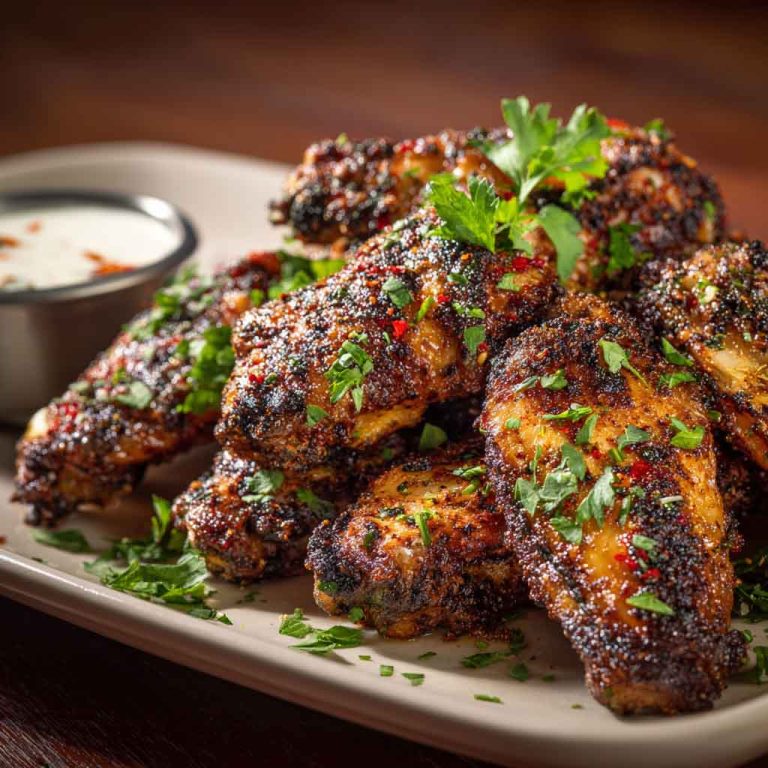 Crispy Dry Rub Chicken Wings