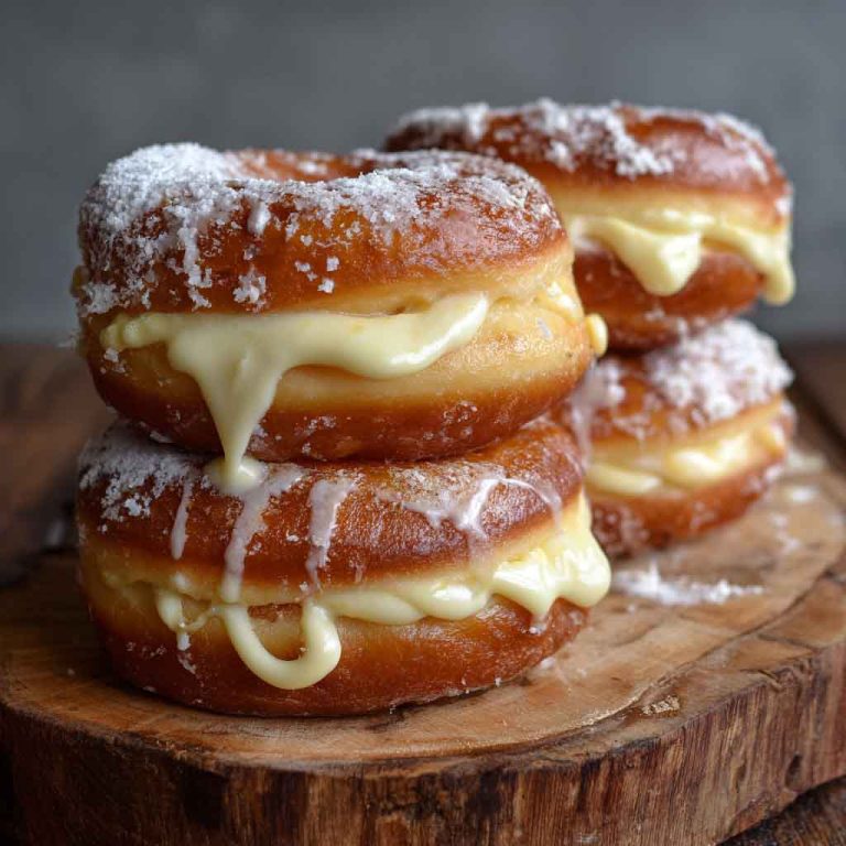 Bavarian Cream Donuts