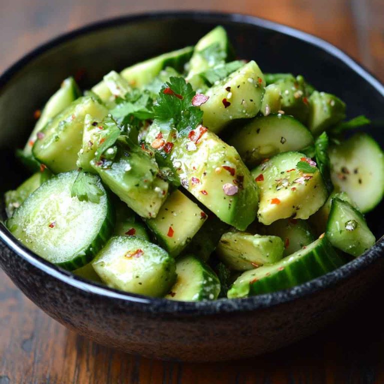 Cucumber Avocado Salad