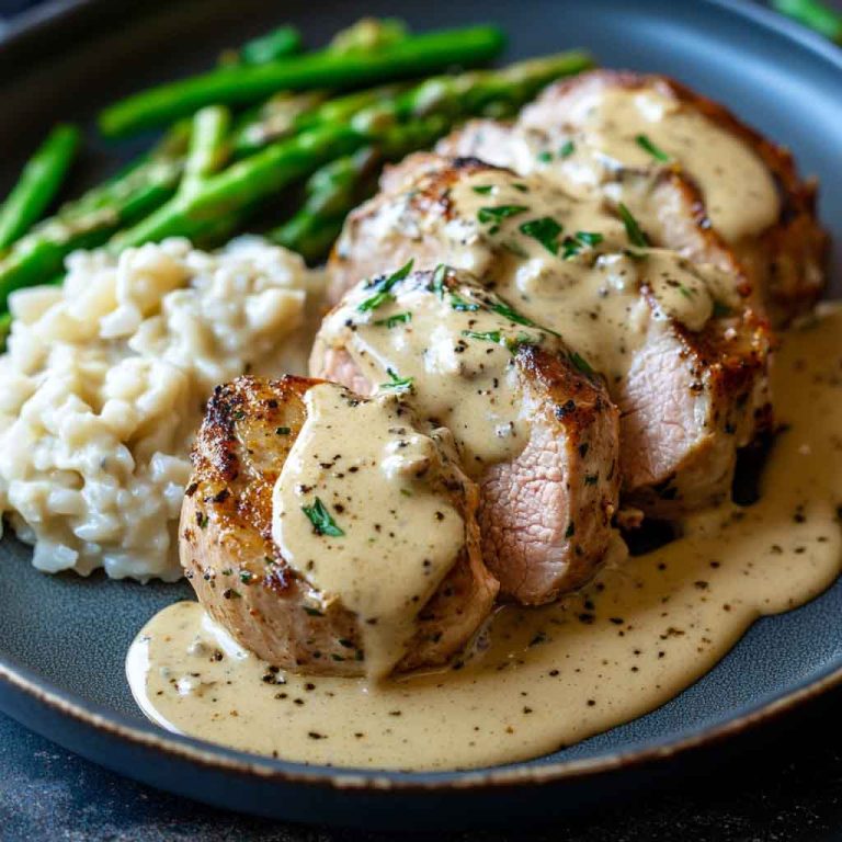 Best-Ever Pork Tenderloin with Dijon Cream Sauce