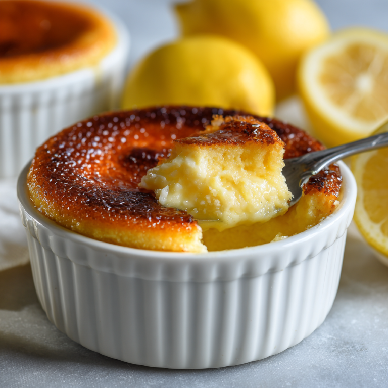Baked Lemon Pudding Recipe