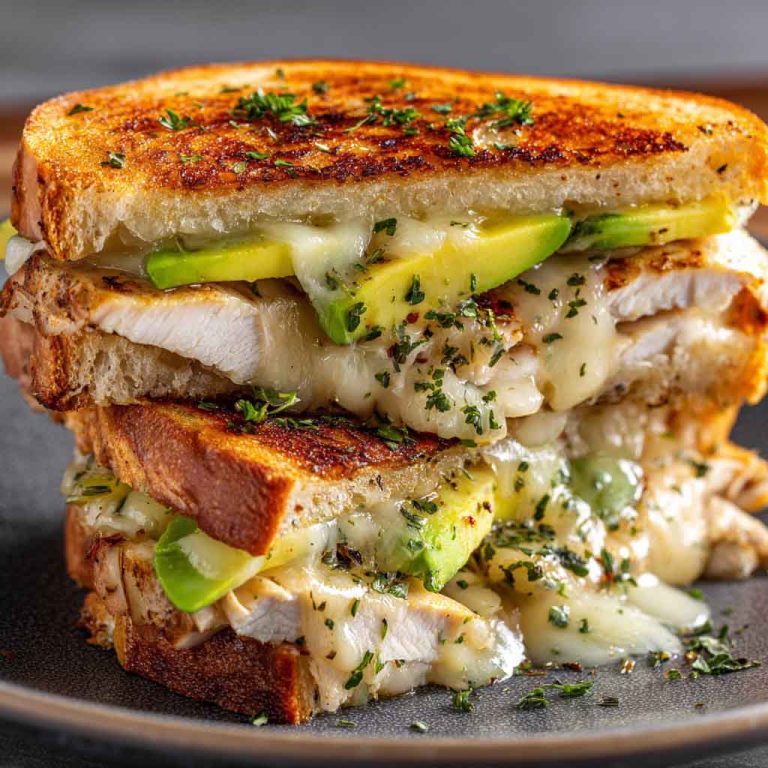 Chicken Avocado Melt Sandwich
