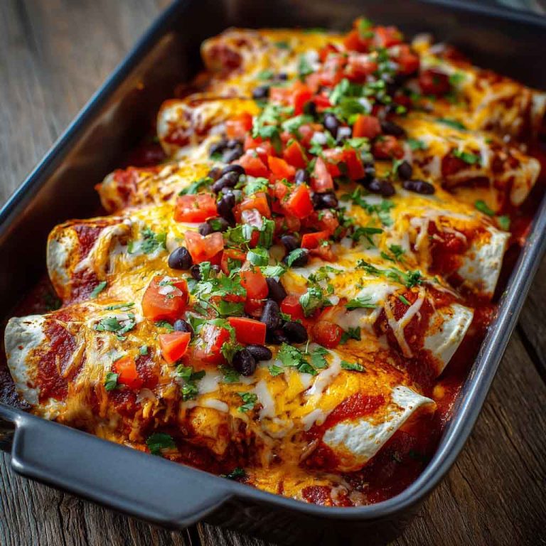 Low-calorie Healthy Chicken Enchiladas