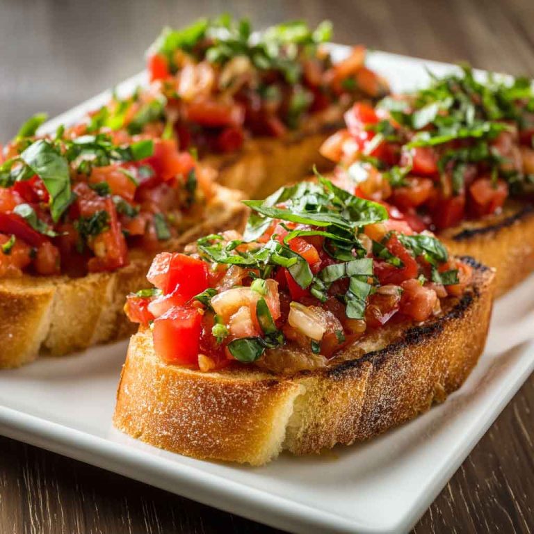 Tomato and Basil Bruschetta