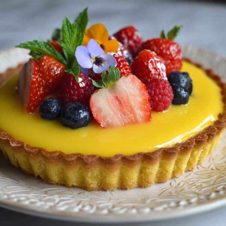 Mango Curd Tart Recipe