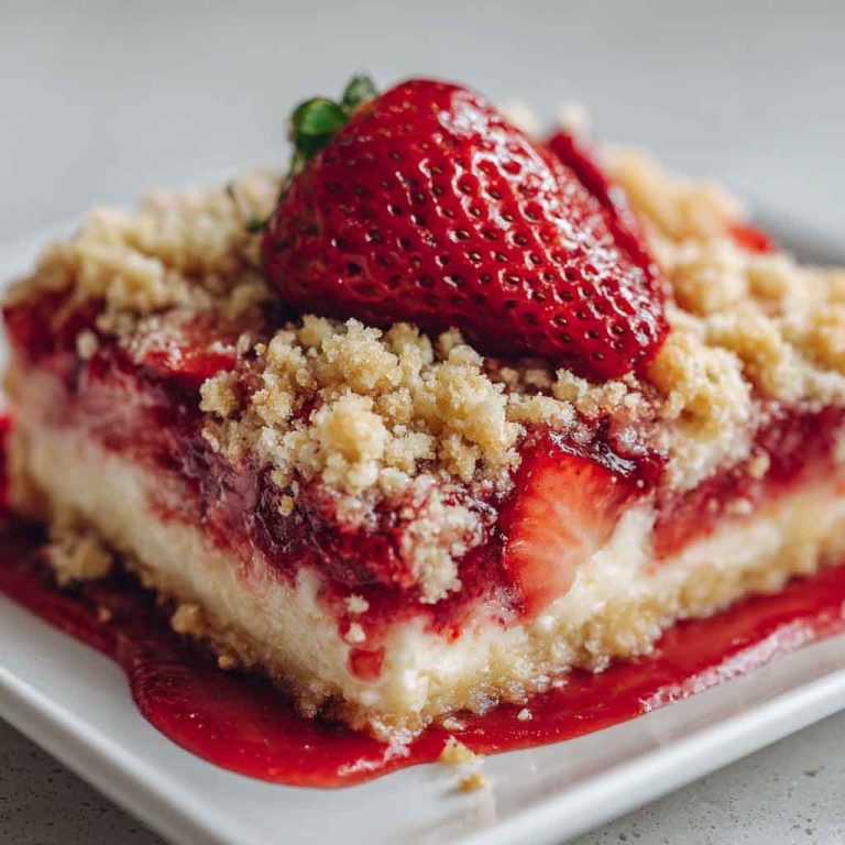 The Easy Strawberry Cheesecake Dump Cake – Sweet, Creamy & Irresistible