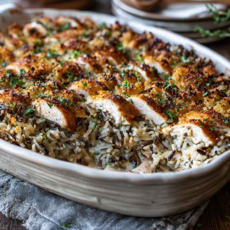 Creamy Chicken Wild Rice Casserole – Comfort Food Favorite