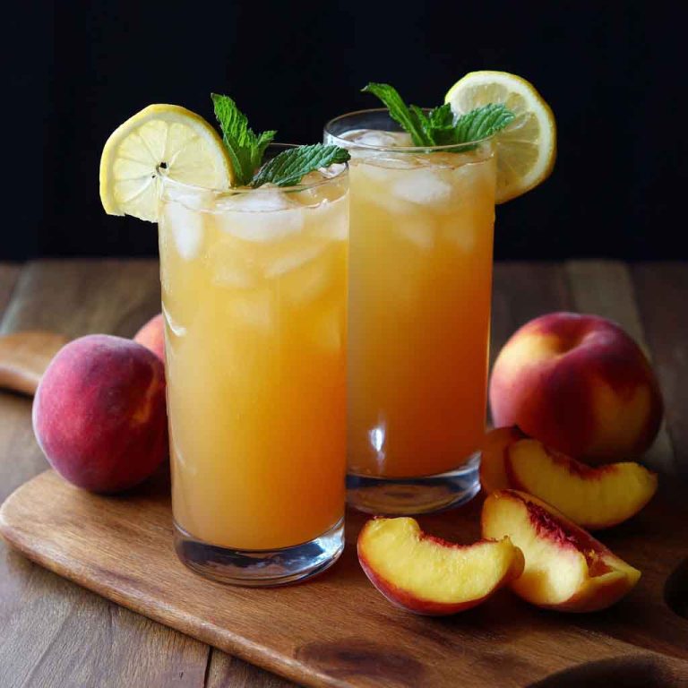 Refreshing Homemade Peach Lemonade – Sweet, Tangy & Perfect for Summer