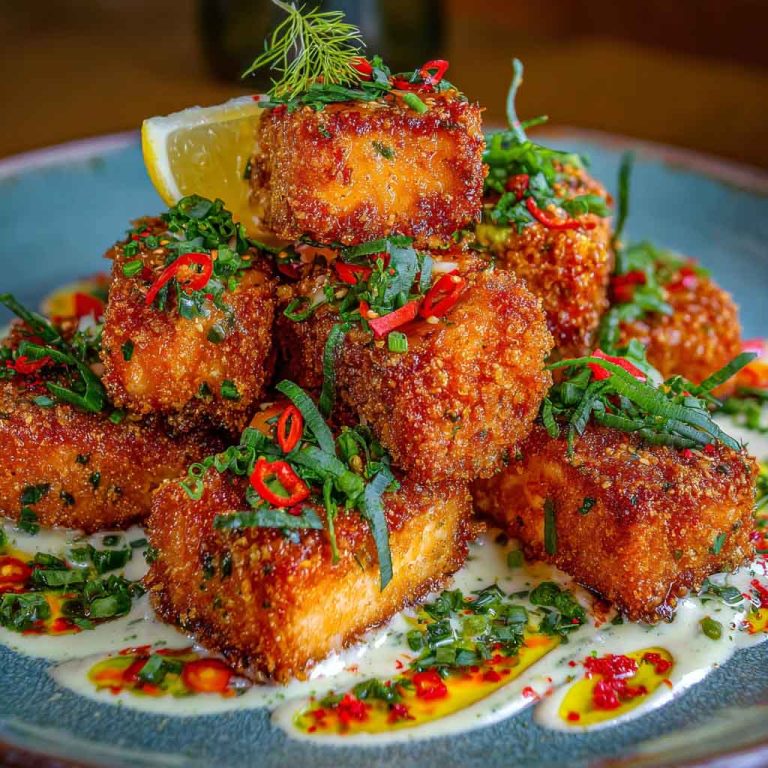 Crispy Bang Bang Salmon Bites – Sweet, Spicy, and Totally Irresistible!