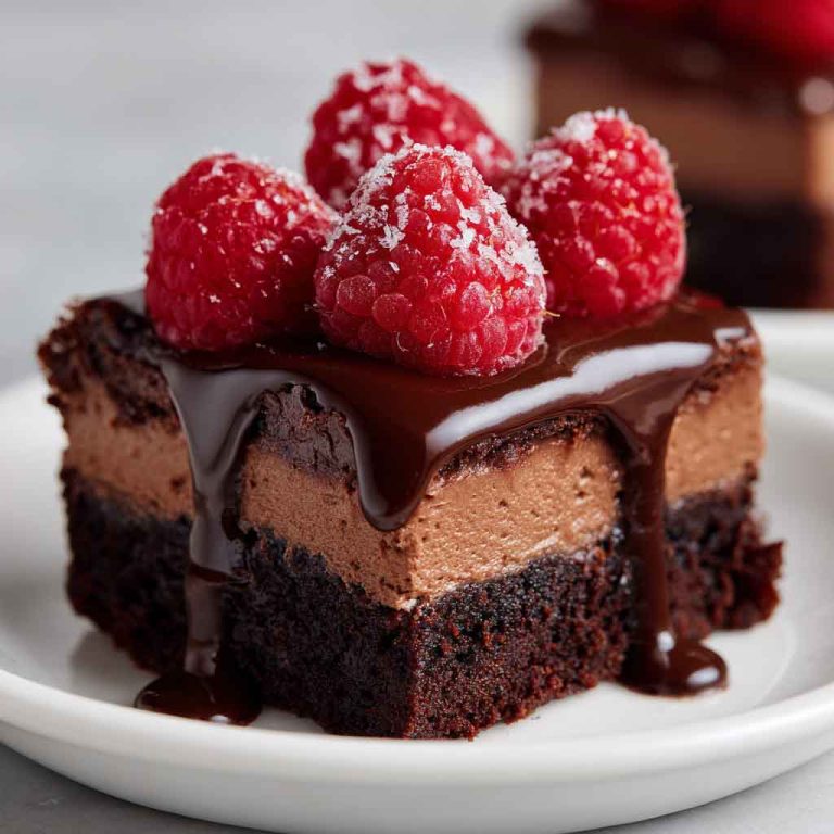 Chocolate Mousse Brownies – Decadent, Fudgy & Creamy Dessert
