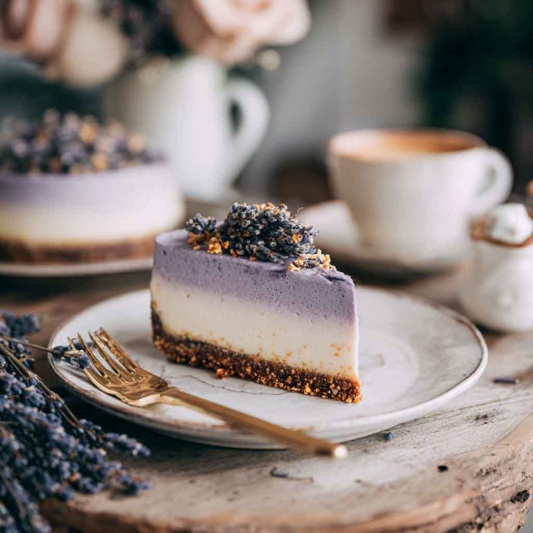 Lavender Cheesecake Recipe – Creamy, Elegant & Delightfully Floral