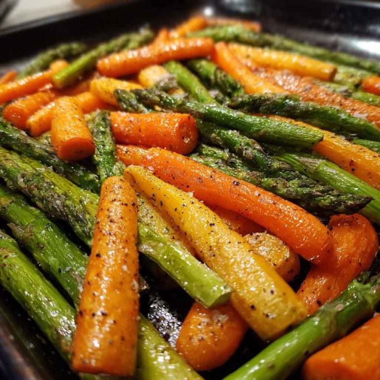 Roasted Asparagus & Carrots – Simple, Flavorful, and Perfectly Crispy!