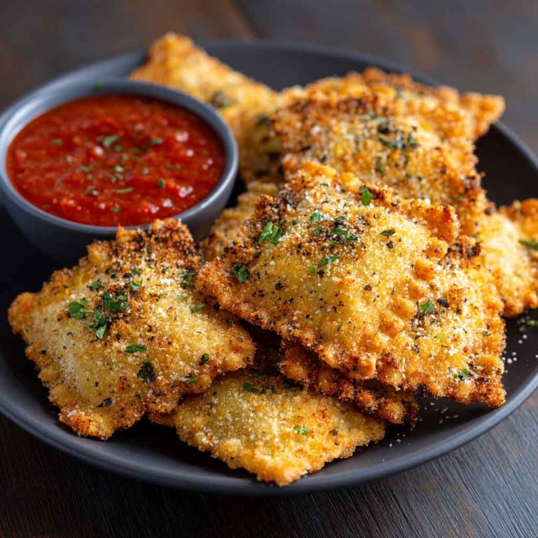 Toasted Ravioli – Crispy & Golden, Made in the Air Fryer or Oven!