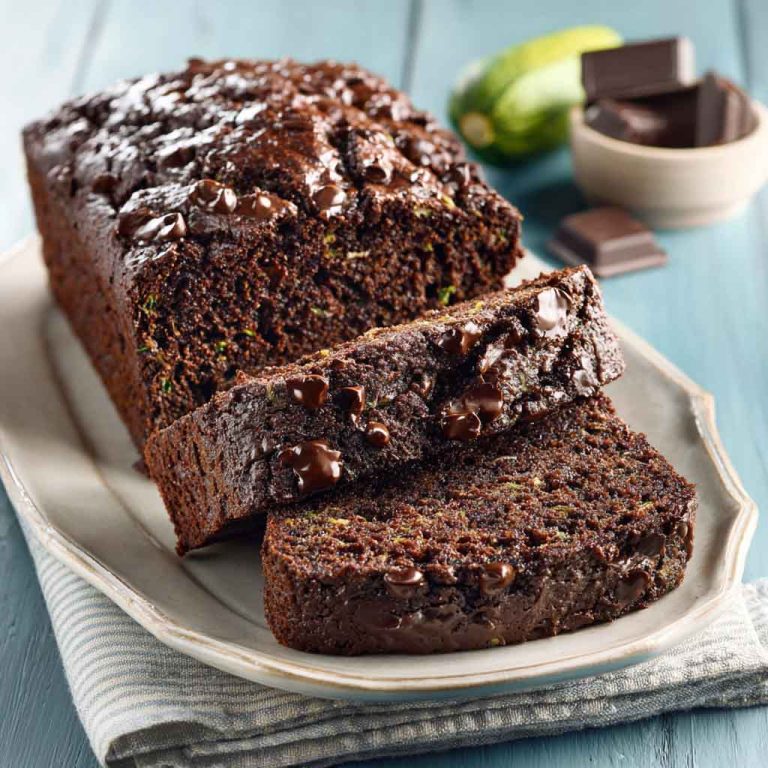 Chocolate Zucchini Bread – Moist, Fudgy & Easy to Make