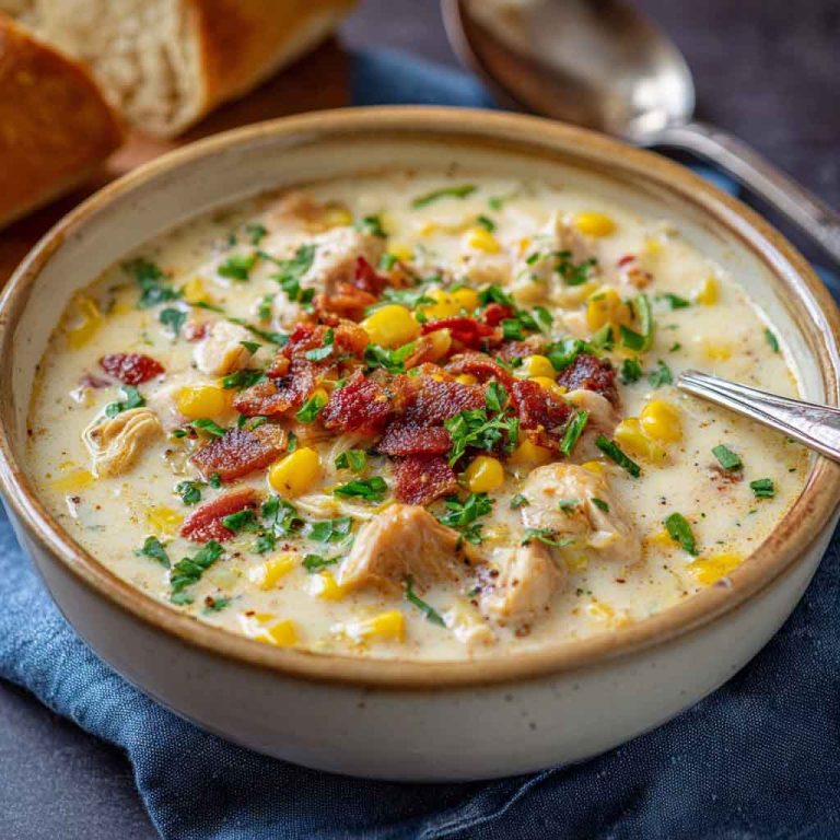 Cozy Crockpot Chicken Corn Chowder – Creamy, Hearty & Comforting