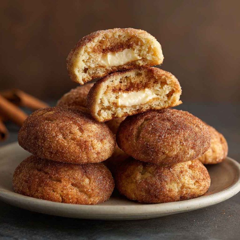 Cheesecake Stuffed Snickerdoodles – Soft, Chewy & Decadent