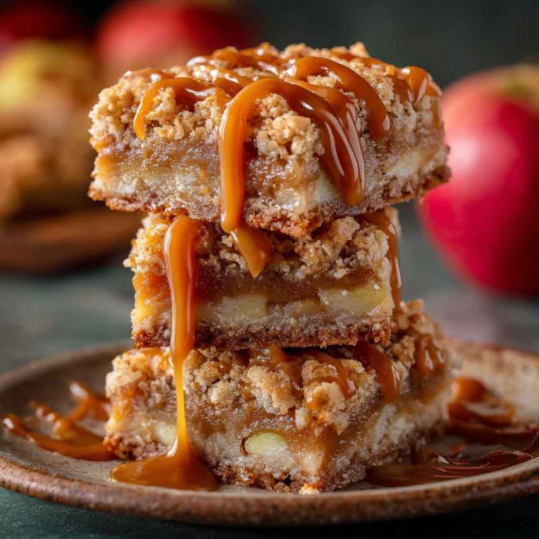 Salted Caramel Apple Bars – Irresistibly Sweet & Perfect for Fall