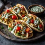 Sheet Pan Chicken Pitas with Herby Ranch