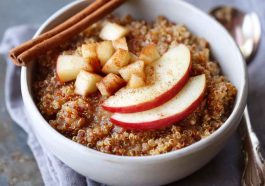 Warm apples, cozy spices, and protein-rich quinoa—this breakfast bowl is fall comfort in every bite! 🍎🍂🥣