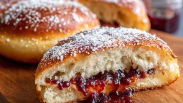 Make this Homemade Jam Donut Focaccia—sweet, pillowy, and perfect for brunch or dessert!