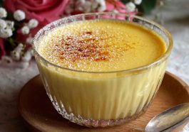 Classic egg custard served in ramekins with a sprinkle of nutmeg