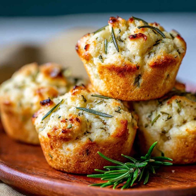 Easy Garlic Rosemary Focaccia Muffins – Simple Italian Bread Recipe