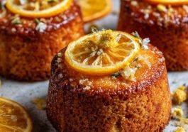 Moist honey cakes infused with orange zest and ginger, golden and aromatic.