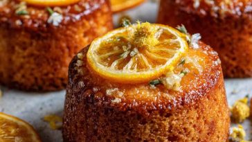 Moist honey cakes infused with orange zest and ginger, golden and aromatic.