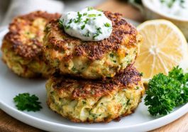 Oven-baked cabbage burgers with juicy patties and tender cabbage layers.