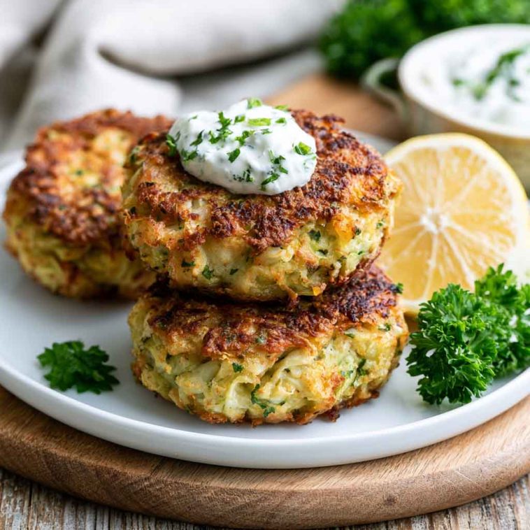 Oven-baked cabbage burgers with juicy patties and tender cabbage layers.