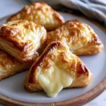 Mini cheese danishes with flaky pastry and creamy cheese filling.